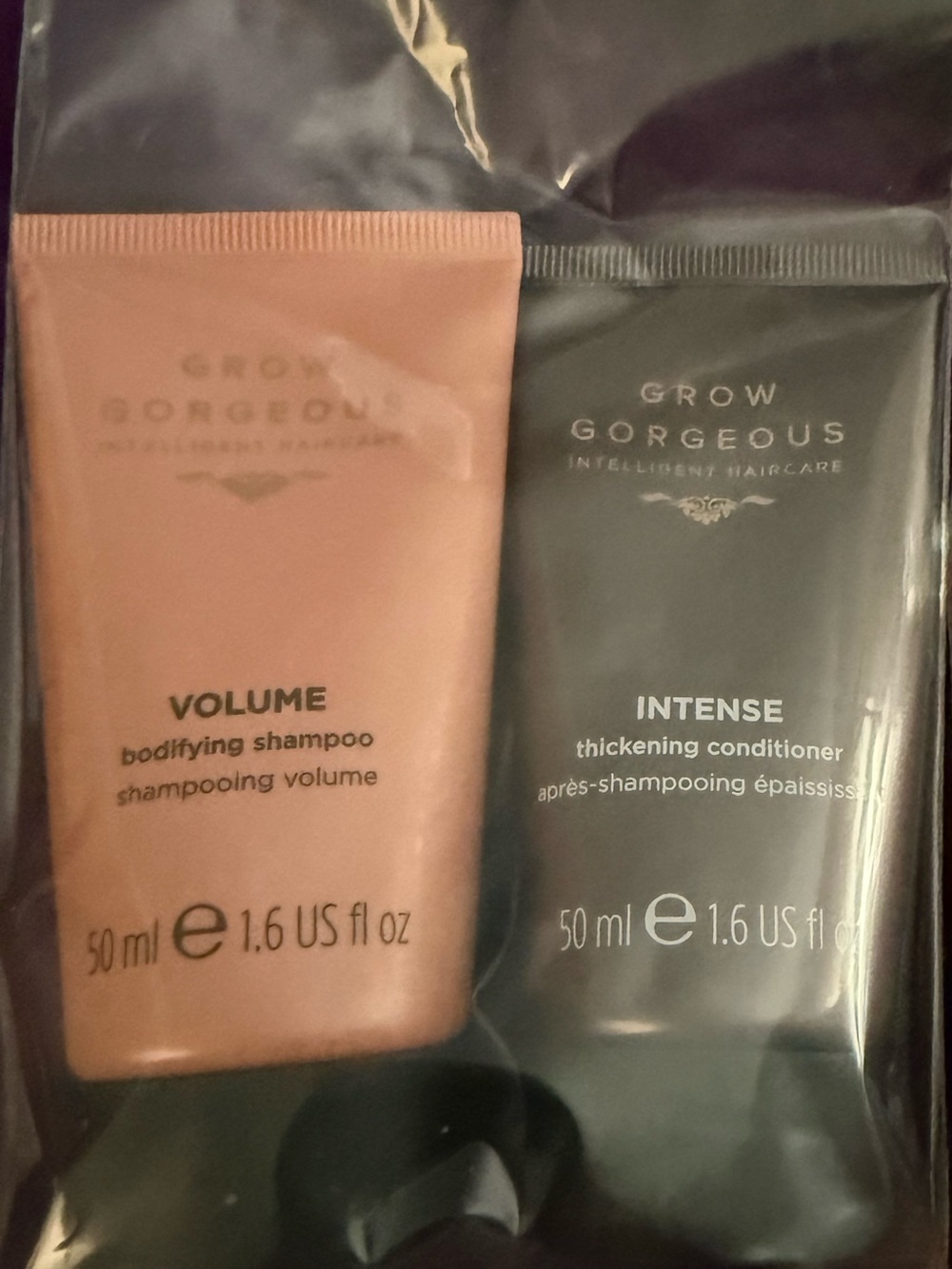 Grow Gorgeous Intelligent Haircare - Shampoo & Conditioner (1.6 fl oz.)